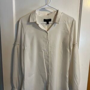 Banana Republic Cream Classic Fit Shirt